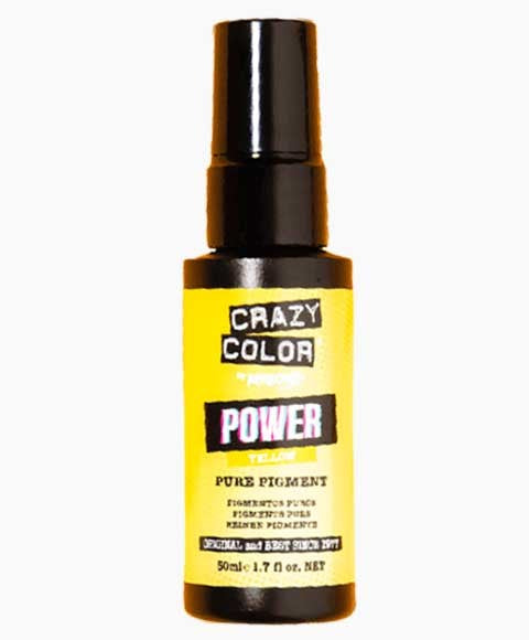 RENBOW CRAZY COLOR POWER PURE PIGMENT YELLOW 50 ml Hair Color Asetena Pa 