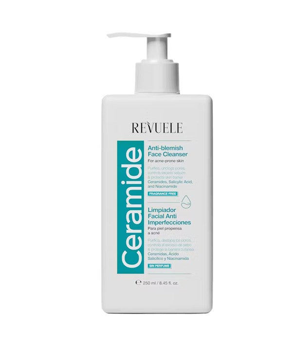 REVUELE CERAMIDE ANTI BLEMISH FACE CLEANSER 250 ml Skin Wash Asetena Pa 