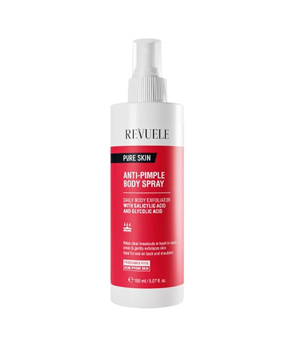 REVUELE PURE SKIN ANTI PIMPLE BODY SPRAY 150 ml Skin Moisturizing Asetena Pa 