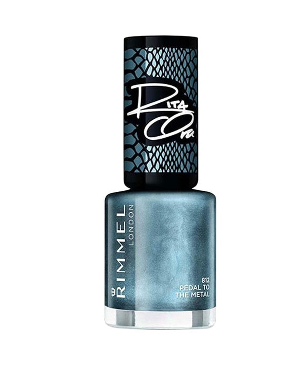 RIMMEL 60 SECONDS NAIL POLISH RITA ORA 812 PEDAL TO METAL 8 ml Nails Asetena Pa 