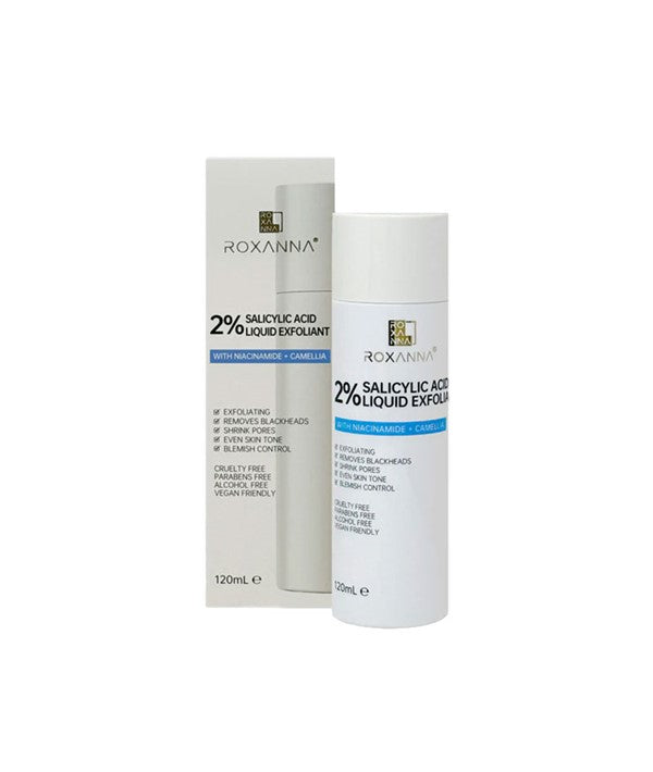 ROXANNA 2 PERCENT SALICYLIC ACID LIQUID EXFOLIANT 120 ml Skin Treatments Asetena Pa 