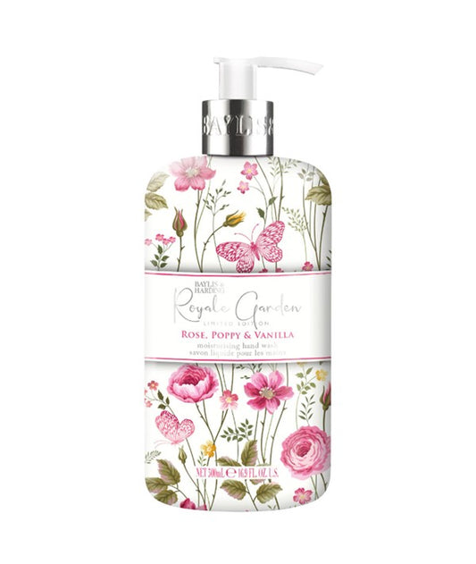 ROYALE GARDEN ROSE POPPY AND VANILLA LUXURY HAND WASH LIMITED EDITION 500 ml Body Care Asetena Pa 