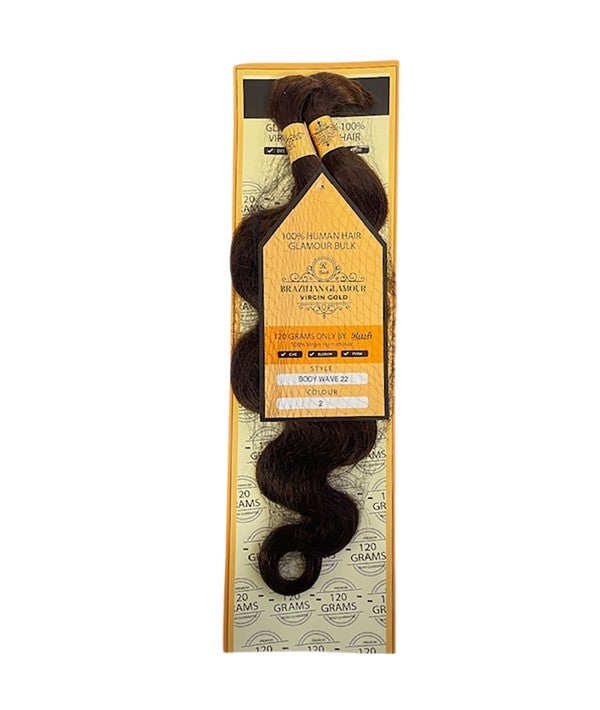 BRAZILIAN GLAMOUR VIRGIN GOLD BODY WAVE BULK 18 Color 1 Human Hair Braids Asetena Pa 