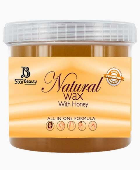 STAR BEAUTY NATURAL WAX WITH HONEY 450 g Hair Removing Asetena Pa 