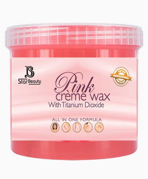 STAR BEAUTY PINK CREME WAX WITH TITANIUM DIOXIDE 450 g Hair Removing Asetena Pa 