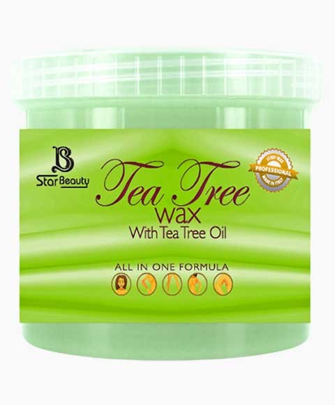 STAR BEAUTY TEA TREE WAX WITH TEA TREE OIL 450 g Hair Removing Asetena Pa 