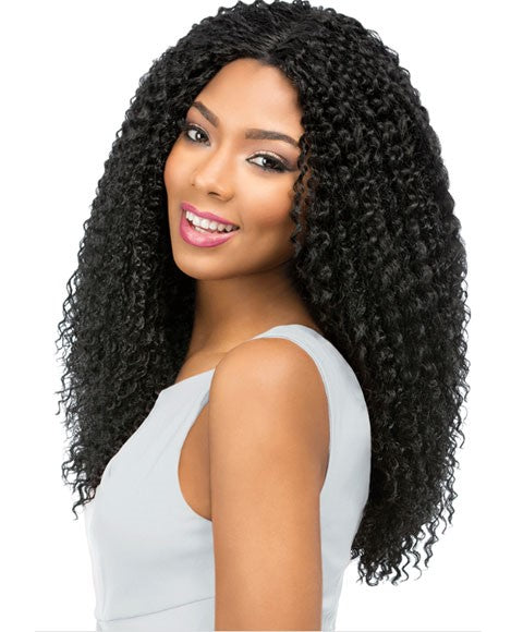 EMPRESS SYN BEACH CURL CUSTOM LACE FRONT EDGE WIG  Color 1B Lace Wigs Asetena Pa 