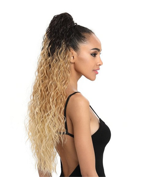 EZ PONYTAIL SYN BELLE PONY  Color TT4/Blue PonyTail Asetena Pa 