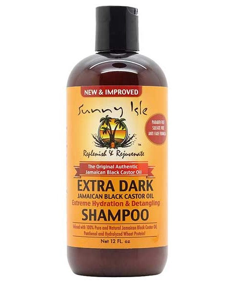EXTRA DARK JAMAICAN BLACK CASTOR OIL HYDRATION AND DETANGLING SHAMPOO 12 oz Shampoo Asetena Pa 