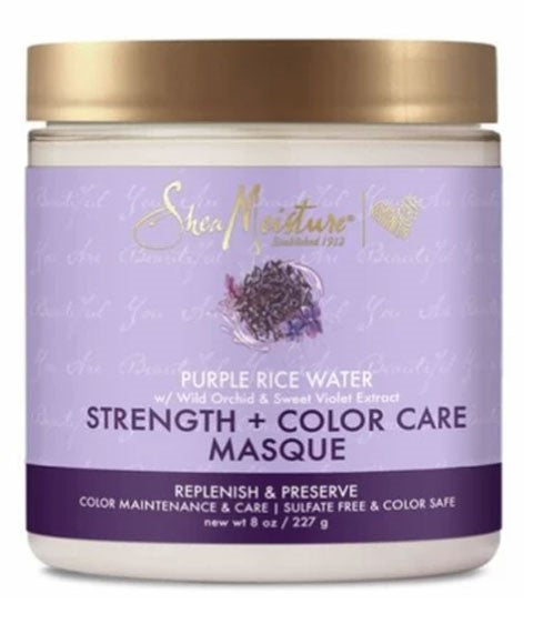 PURPLE RICE WATER STRENGTH AND COLOR CARE MASQUE 227g Conditioner Asetena Pa 