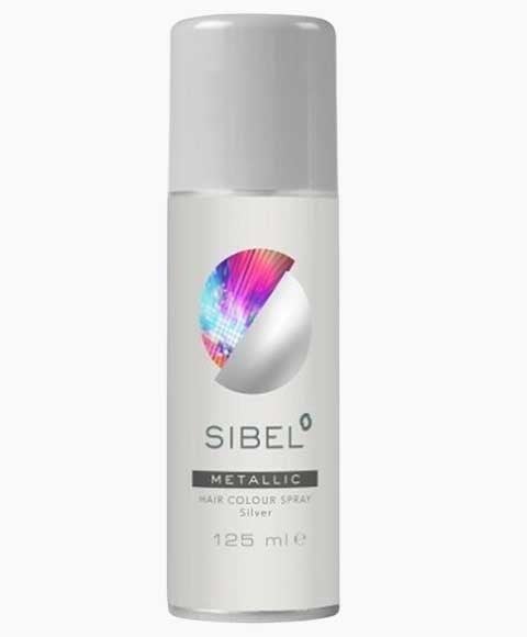SIBEL METALLIC SILVER HAIR COLOUR SPRAY 125 ml Hair Color Asetena Pa 