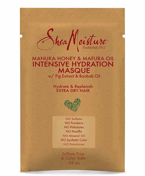 MANUKA HONEY AND MAFURA OIL INTENSIVE HYDRATION HAIR MASQUE SACHET 57 g Treatments Asetena Pa 