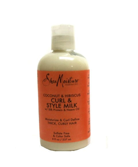 COCONUT AND HIBISCUS CURL AND STYLE MILK 237 ml Hair Moisturizers Asetena Pa 