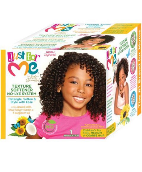 JUST FOR ME TEXTURE SOFTENER NO LYE SYSTEM 1 Application Kit Relaxer n Texturizer Asetena Pa 