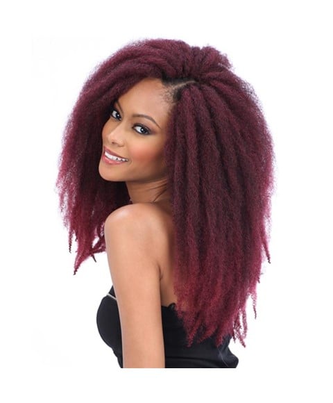 FREETRESS EQUAL SYN CUBAN TWIST BRAID 24 Color 99J Hair for Braid Extensions Asetena Pa 