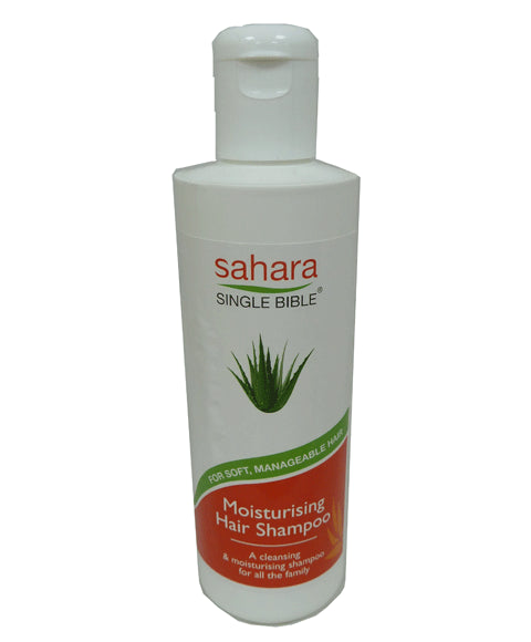 SAHARA SINGLE BIBLE MOISTURISING HAIR SHAMPOO 250 ml Shampoo Asetena Pa 