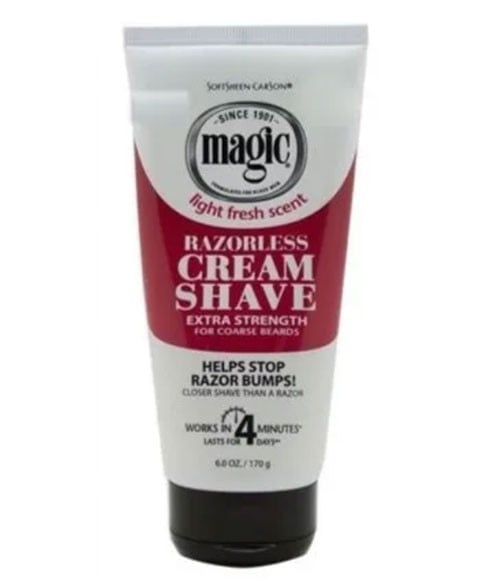 MAGIC SHAVE CREAM EXTRA STRENGTH 170 ml ( Pack of 6) Hair Removing Asetena Pa 