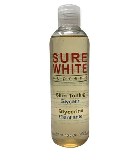 SURE WHITE SUPREME SKIN TONING GLYCERIN 300 g Skin Wash Asetena Pa 