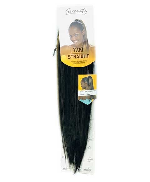 SERENITY SYN YAKI STRAIGHT STRING PONYTAIL 26 Color 2-27-30 PonyTail Asetena Pa 