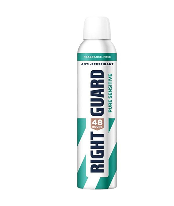 RIGHT GUARD WOMEN TOTAL DEFENCE 5 PURE SENSITIVE UNSCENTED ANTIPERSPIRANT 250 ml Body Care Asetena Pa 