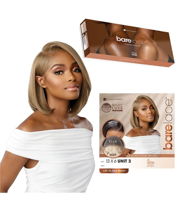 BARE LACE 13X6 UNIT 3 SYNTHETIC LACE WIG  Color 1B Lace Wigs Asetena Pa 