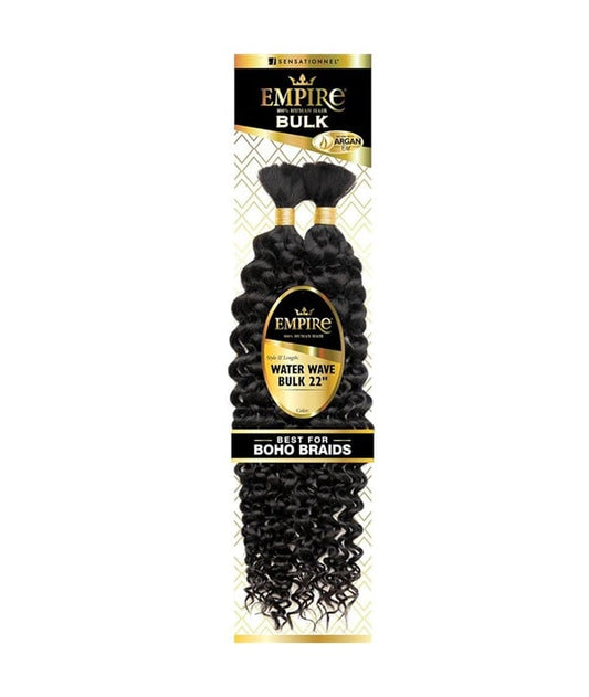 EMPIRE HUMAN HAIR WATER WAVE BULK 22 Color 1B Human Hair Braids Asetena Pa 