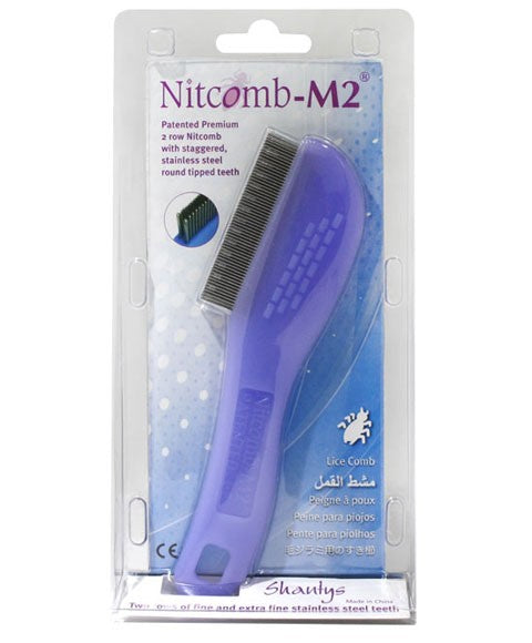 NITCOMB M2 HEADLICE COMB  Color Assorted Hair Brushes and Combs Asetena Pa 