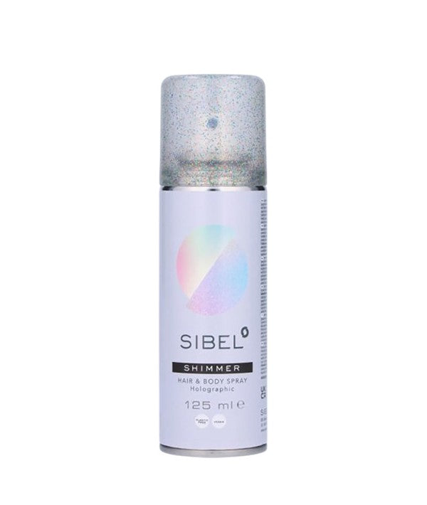 SIBEL SHIMMER HAIR AND BODY SPRAY HOLOGRAPHIC 125 ml Hair Color Asetena Pa 