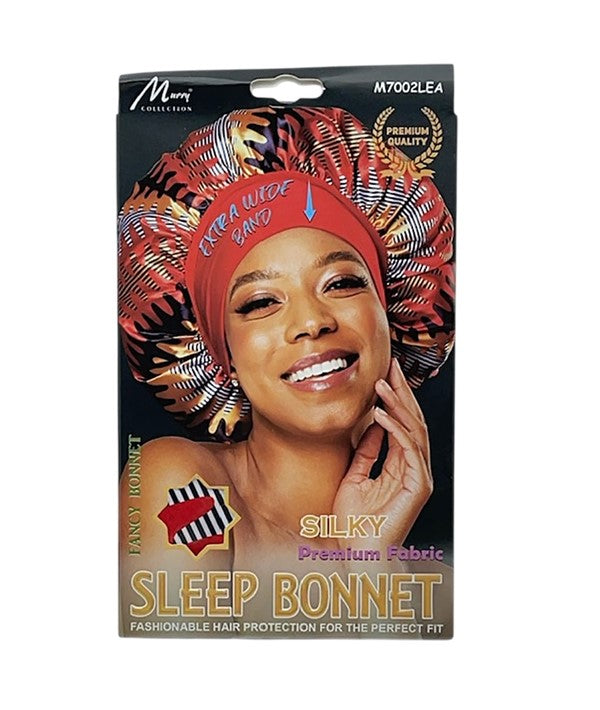 SILKY SLEEP EXTRA WIDE BAND BONNET M7002LEA Durags and Caps Asetena Pa 