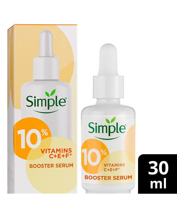 SIMPLE VITAMINS C E F BOOSTER SERUM 30ml Skin Moisturizing Asetena Pa 