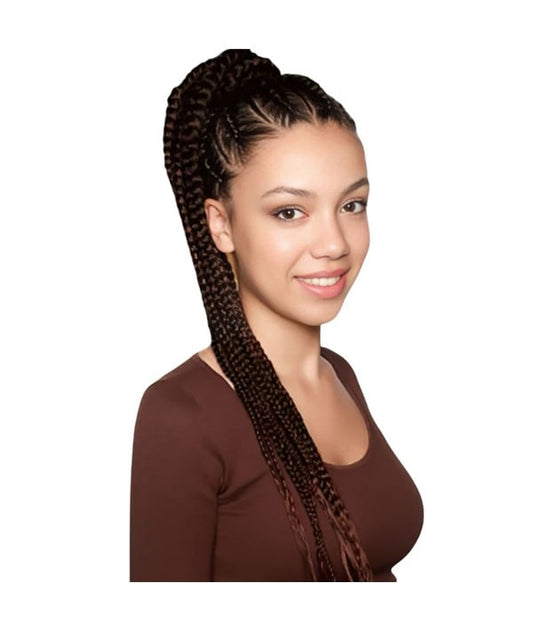 6X EASY PRE STRETCHED SMART BRAIDS VALUE PACK 28" Color 1B Hair for Braid Extensions Asetena Pa 