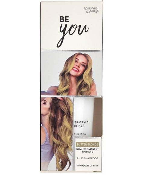 BE YOU BUTTER BLONDE SEMI PERMANENT HAIR DYE 70 ml Hair Color Asetena Pa 