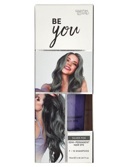 BE YOU SILVER FOX SEMI PERMANENT HAIR DYE 70 ml Hair Color Asetena Pa 