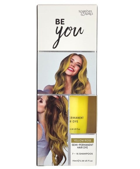 BE YOU YELLOW ROSE SEMI PERMANENT HAIR DYE 70 ml Hair Color Asetena Pa 
