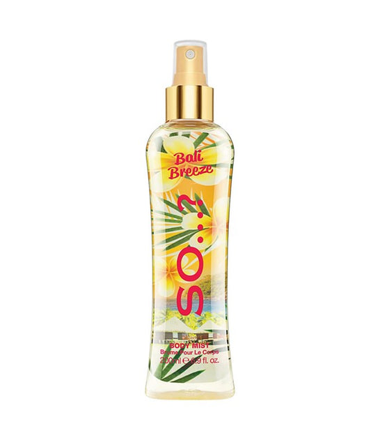 SO BALI BREEZE BODY MIST 200 ml Body Spray Asetena Pa 