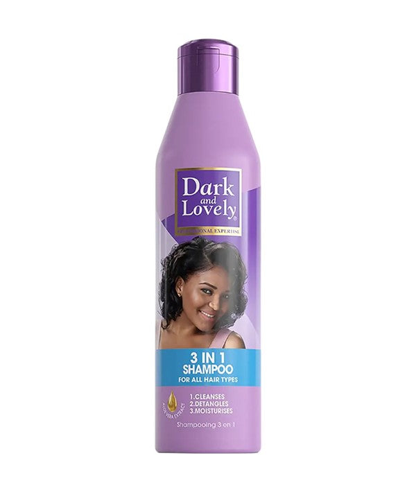 DARK AND LOVELY 3 IN 1 SHAMPOO 250 ml Shampoo Asetena Pa 