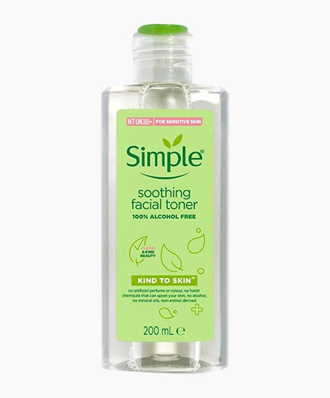 SIMPLE KIND TO SKIN SOOTHING FACIAL TONER 200 ml Skin Wash Asetena Pa 