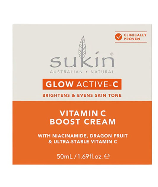 SUKIN GLOW ACTIVE C VITAMIN C BOOST CREAM Skin Moisturizing Asetena Pa 