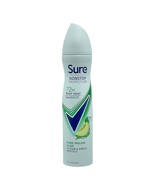 NONSTOP PROTECTION 72H PURE MELON ALOE DEODORANT SPRAY 250 ml Body Care Asetena Pa 