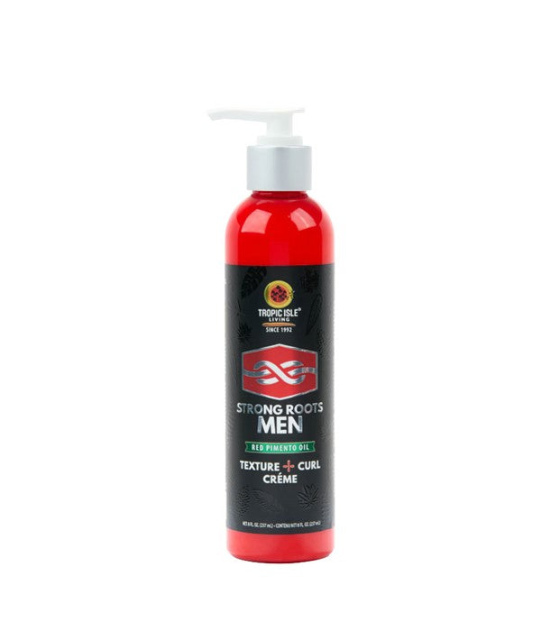 TROPIC ISLE LIVING STRONG ROOTS MEN TEXTURE AND CURL CREME 237 ml Hair Styling Asetena Pa 