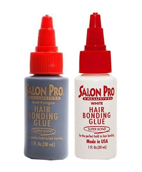 SALON PRO EXCLUSIVE ANTI FUNGUS HAIR BONDING GLUE 60 ml Color Black Extensions Accessories Asetena Pa 