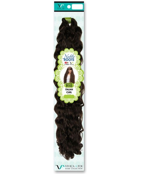 NOBLE ROOTS SYN ITALIAN CURL BRAID NR-ITC24 Color TP132/1B Hair for Braid Extensions Asetena Pa 