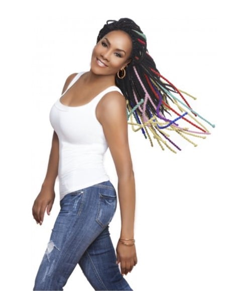 VIRGINIA SYN YARN TWIST BRAID  Color Purple Hair for Braid Extensions Asetena Pa 