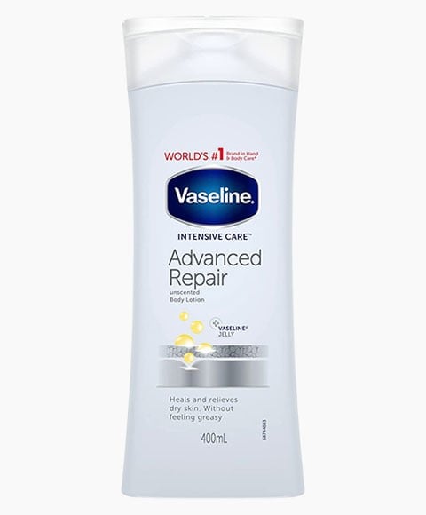 INTENSIVE CARE ADVANCED REPAIR UNSCENTED BODY LOTION 400 ml Skin Moisturizing Asetena Pa 