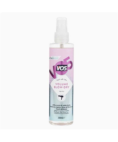 VO5 VOLUME BLOW DRY SPRAY 200 ml Sprays, Serums and Oils Asetena Pa 