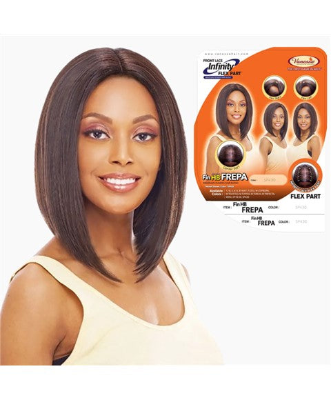 INFINITY FLEX PART FRONT LACE FREPA BLEND WIG  Color M Pine Synthetic Hair Wigs Asetena Pa 