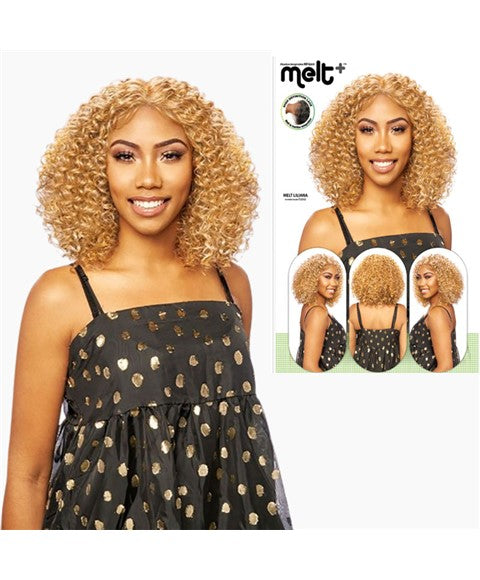 MELT PLUS SYNTHETIC LILIANA MIDDLE PART HD LACE WIG  Color C Toffee Synthetic Hair Wigs Asetena Pa 