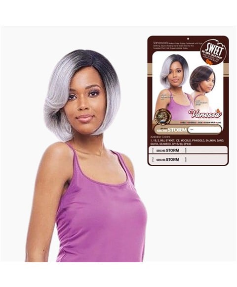 SWEET RC SIDE LACE PART STROM SYNTHETIC WIG  Color Santa Synthetic Hair Wigs Asetena Pa 