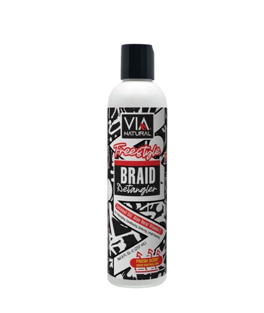 VIA NATURAL FREESTYLE BRAID DETANGLER 237 ml Sprays, Serums and Oils Asetena Pa 