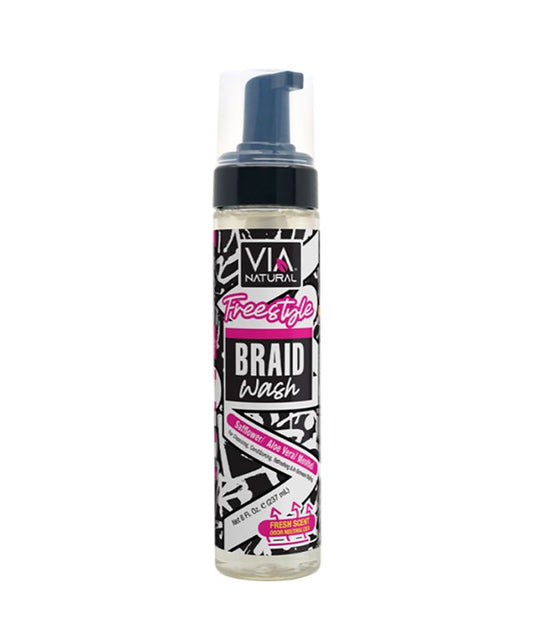 VIA NATURAL FREESTYLE BRAID WASH 237 ml Sprays, Serums and Oils Asetena Pa 